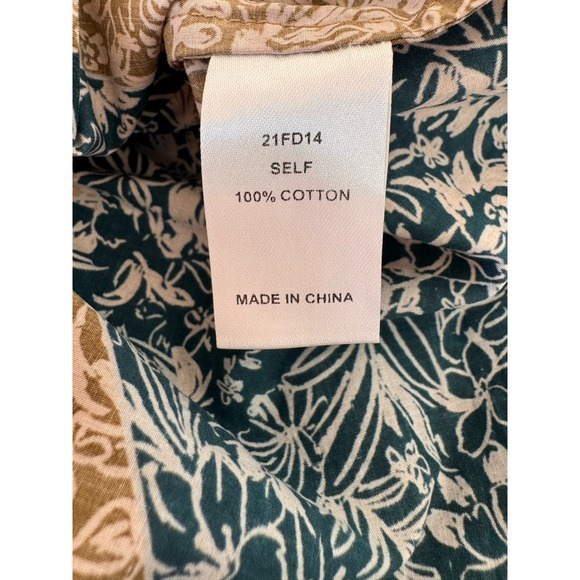 Hunter Bell Prairie Patchwork Merritt Mini Dress Women's Size Small Brown Blue - Picture 9 of 10